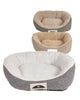 Literary Lounger Cuddler Dog/Cat Bed 24x20" & 21x17"